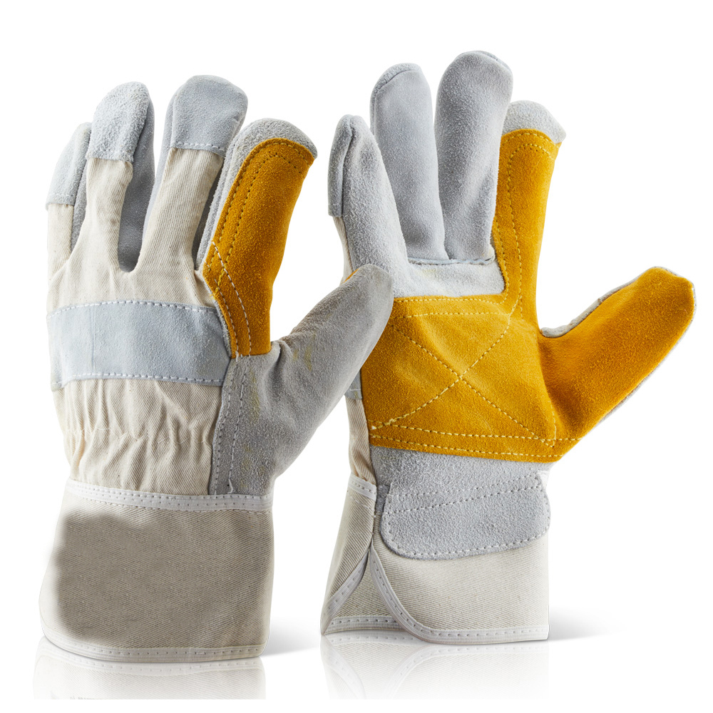 Split Leather Work Gloves / 707 Canadian Rigger Work Gloves / Construction Work Gloves